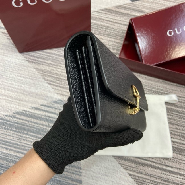 Gucci Softbit continental wallet 828147 black
