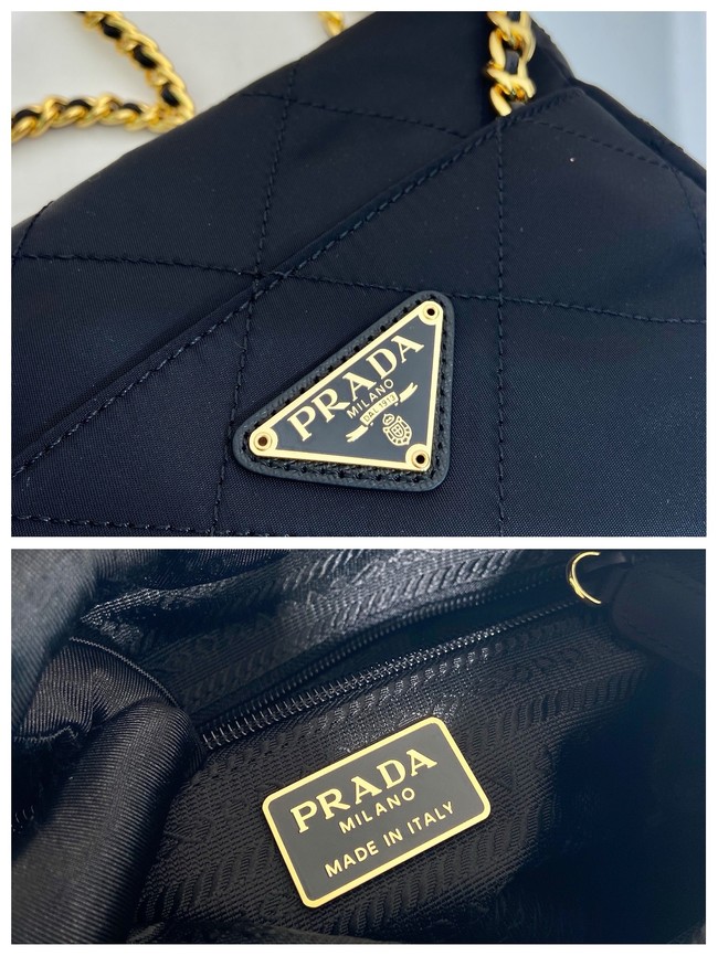 Prada Re-Edition nylon shoulder bag 1BD647 black
