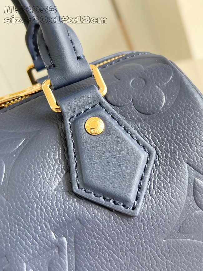Louis Vuitton Speedy Bandouliere 20 M14200 Navy