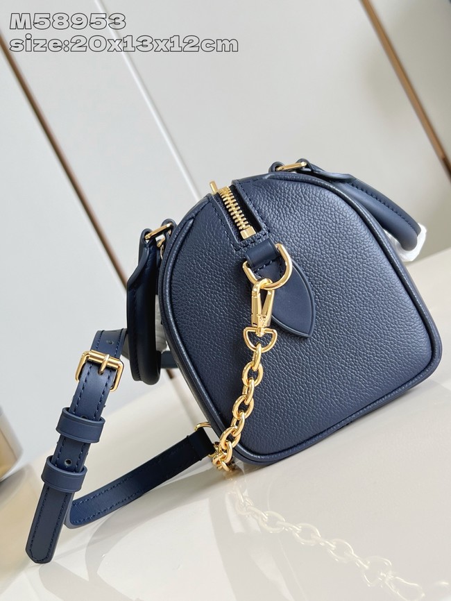 Louis Vuitton Speedy Bandouliere 20 M14200 Navy