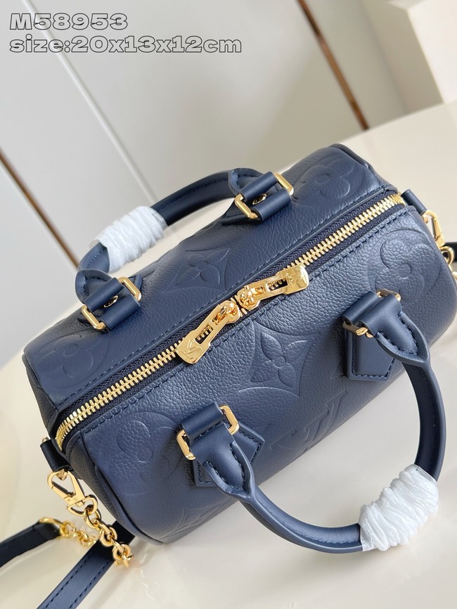 Louis Vuitton Speedy Bandouliere 20 M14200 Navy