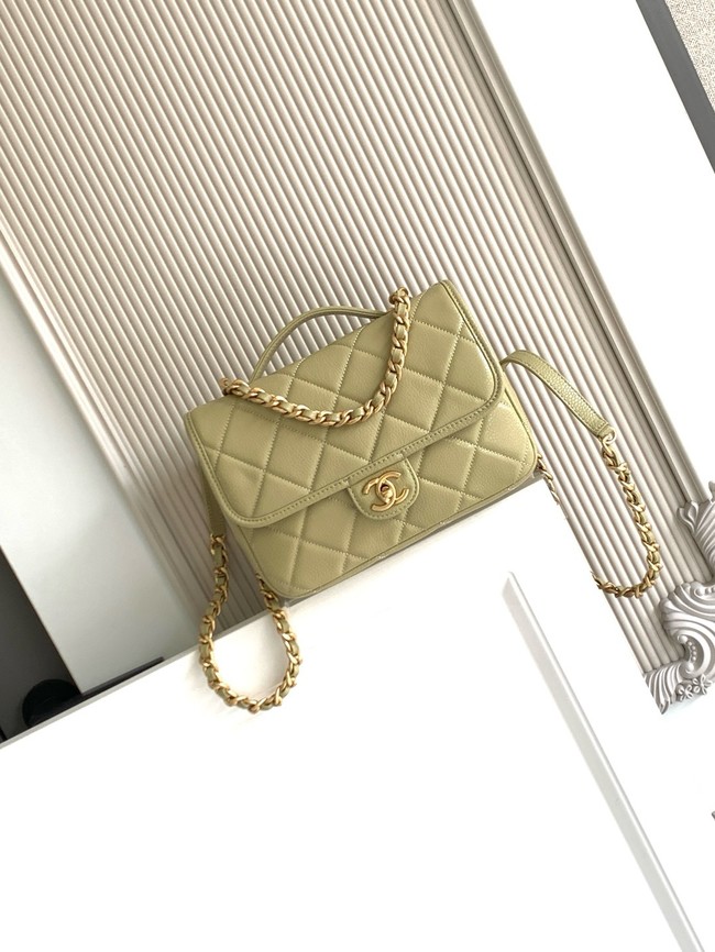 CHANEL Flap Bag AP5347 green