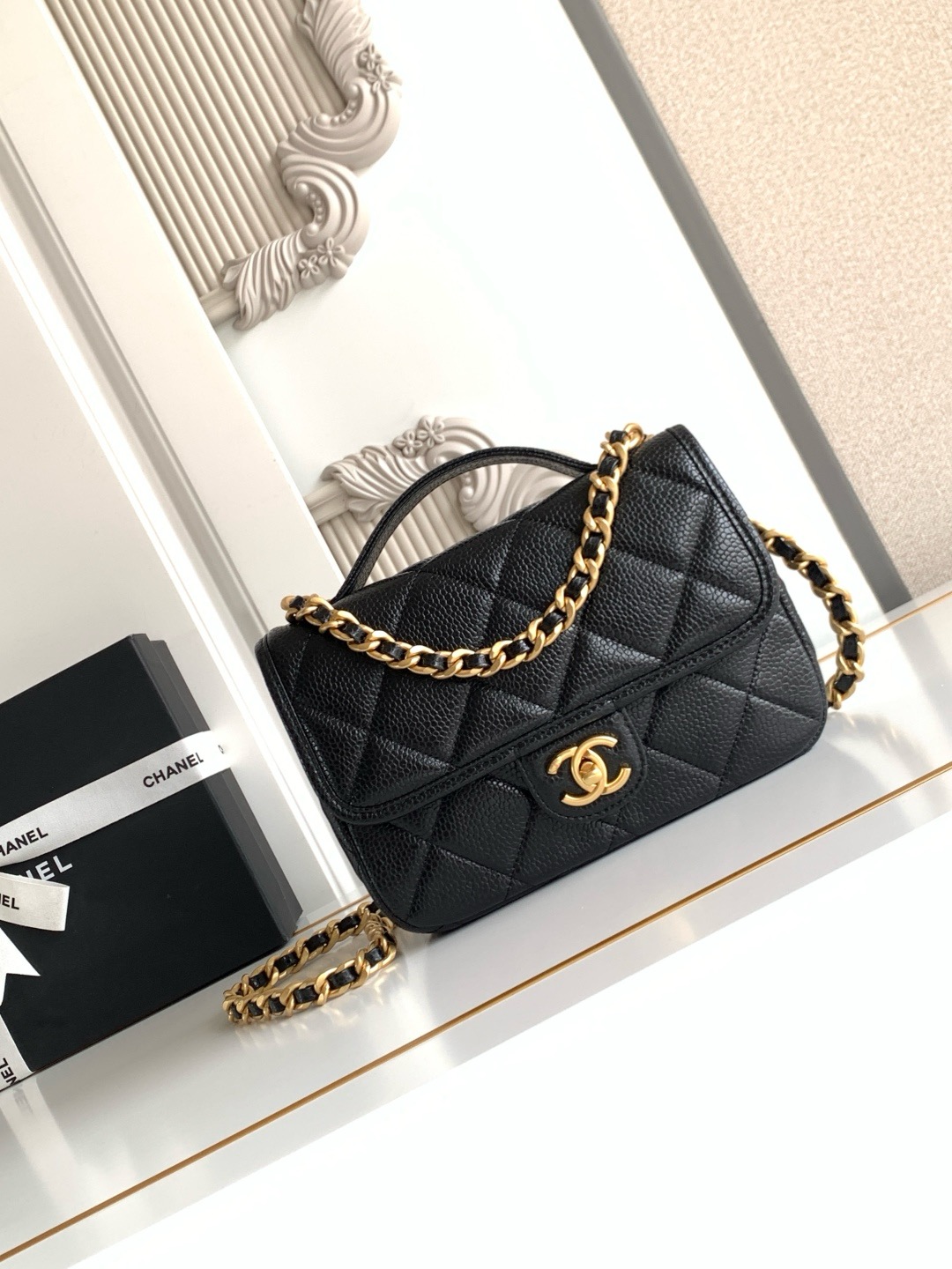 CHANEL Mini Flap Bag AP5147 black