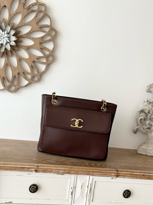 Chanel Small Shoulder Bag A2214 burgundy