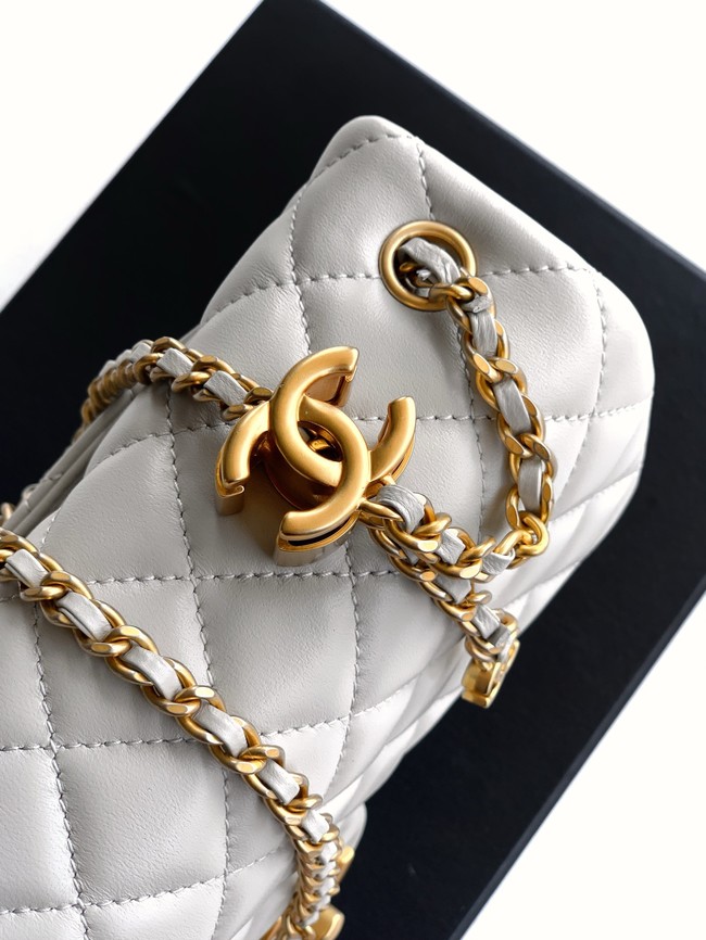 Chanel Flap Bag AS5756  Light Grey