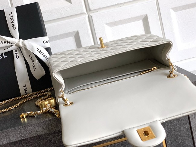 Chanel Flap Bag AS5756  Light Grey