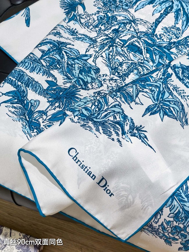 Dior Silk Twill Square Scarf KY076