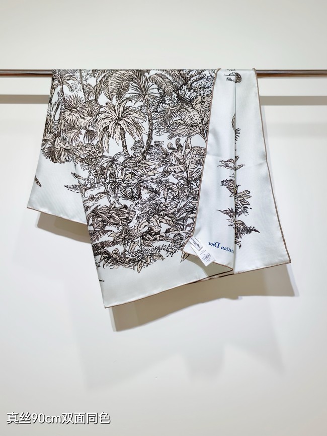 Dior Silk Twill Square Scarf KY077