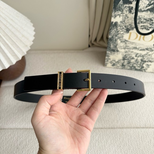 Dior Night Code Belt mooth Calfskin 25 MM B0166