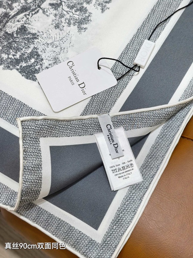 Dior 90 Square Scarf Silk Twill KY149