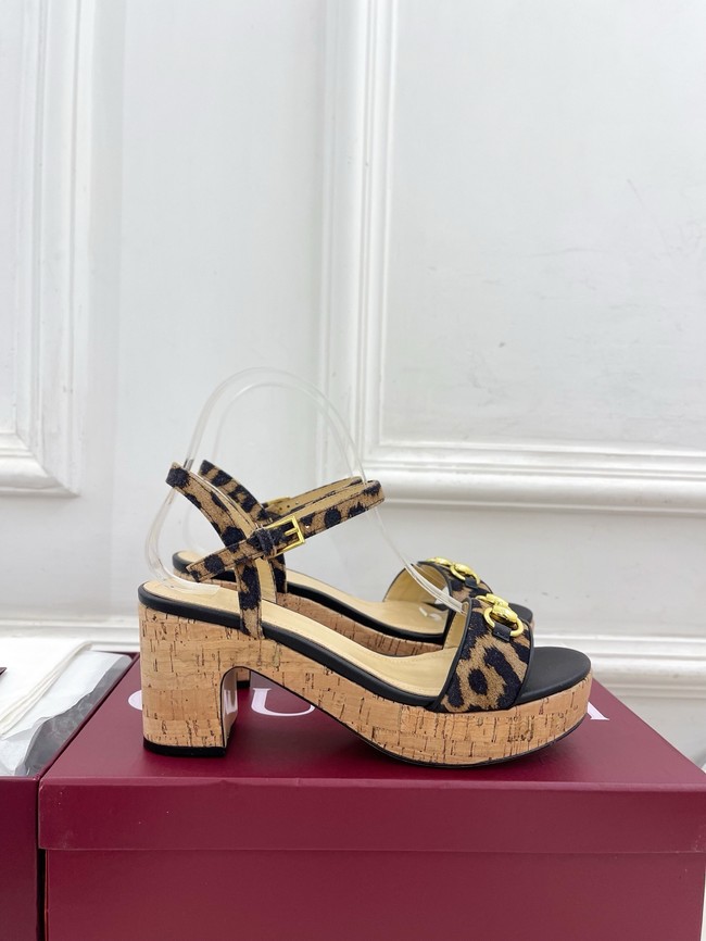 Gucci Womens Horsebit flatform sandal 45096-1