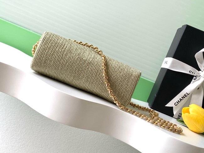 Chanel MINI weaving SHOPPING BAG AS4416 green