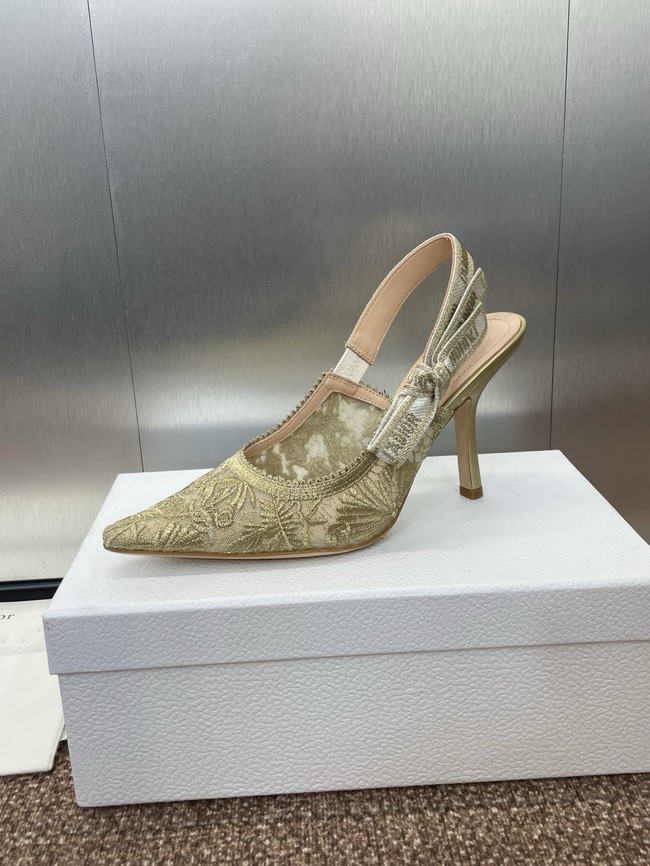 JAdior Slingback Pump Cotton Embroidered KCP867DQ-4