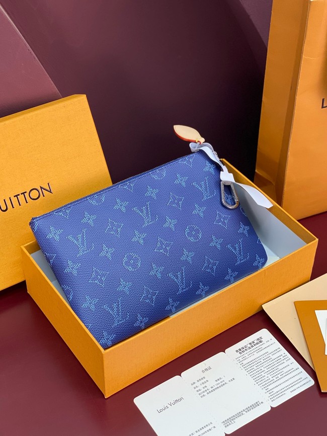 Louis Vuitton NEW Key Pouch M M27109 Ocean