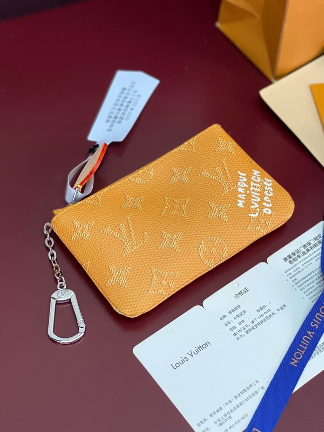 Louis Vuitton NEW Key Pouch S M27141 yellow