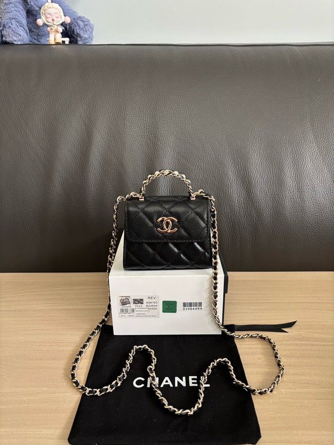 CHANEL Clutch With Chain 96183 black