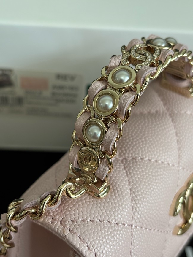 CHANEL Clutch With Chain 96183 pink