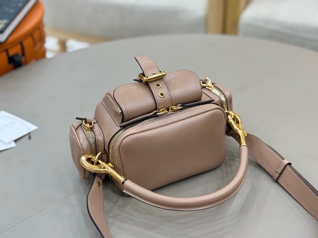 Chloe Soft leather bowling bag W0653 pink