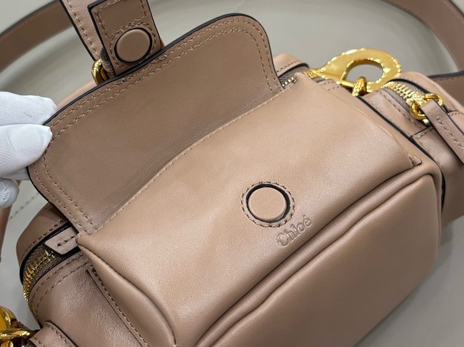 Chloe Soft leather bowling bag W0653 pink