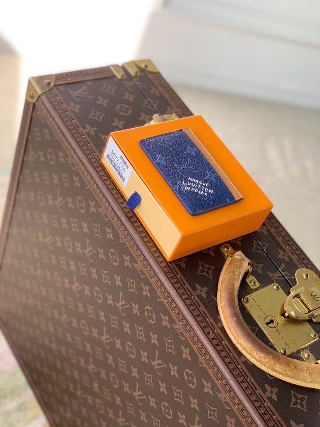 Louis Vuitton Card Holder M27116 blue