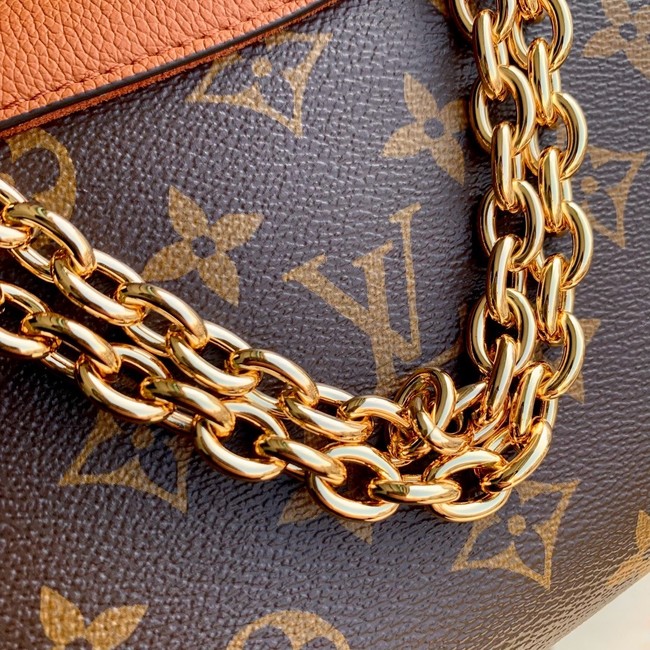 Louis Vuitton Monogram Canvas Shoulder Bag M27065 brown