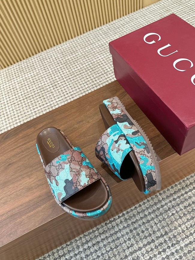 GUCCI Womens platform slide sandal 87185-2