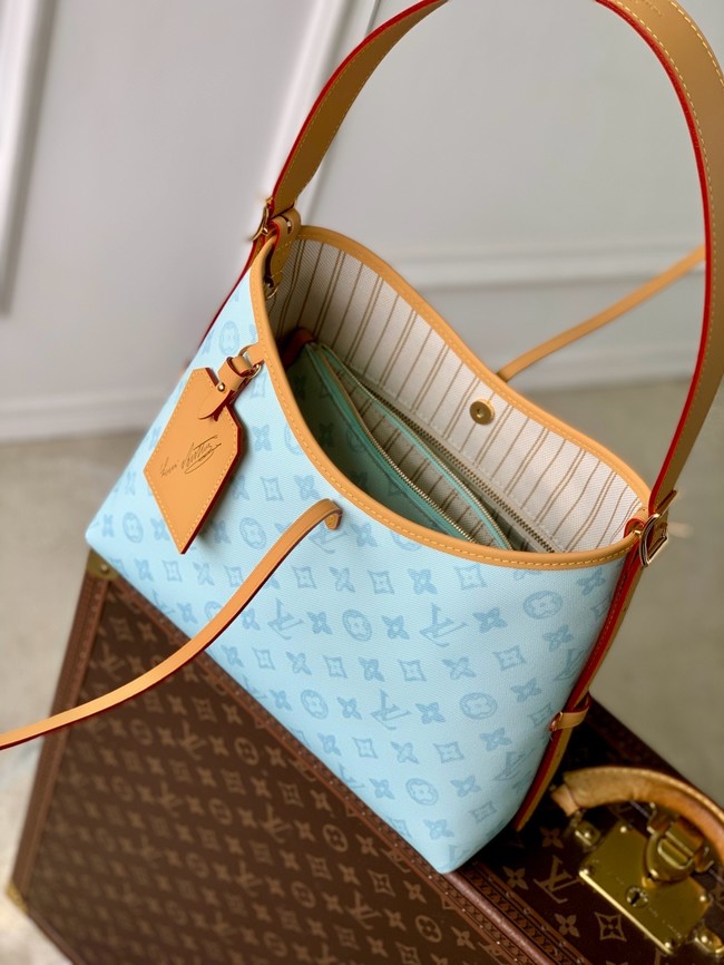 Louis Vuitton NEW CarryAll PM M27532 blue