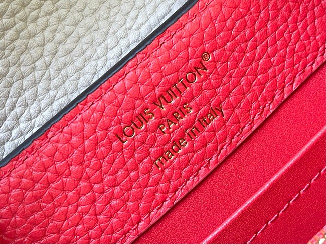 Louis Vuitton Capucines Mini M89369 light gray&gray Snake skin