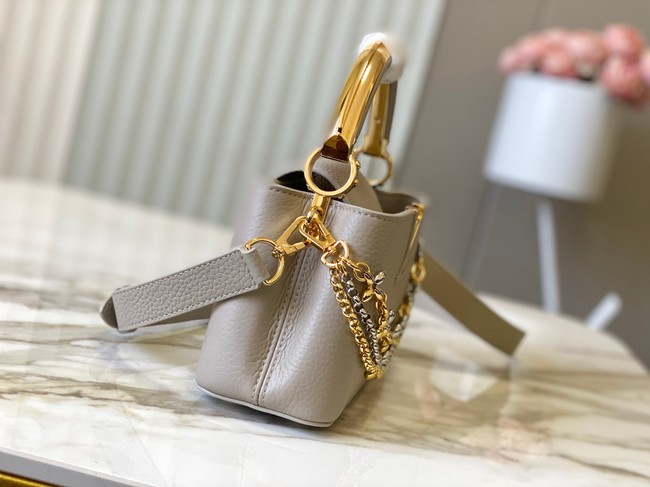 Louis Vuitton Capucines East-West Mini M26345 gray