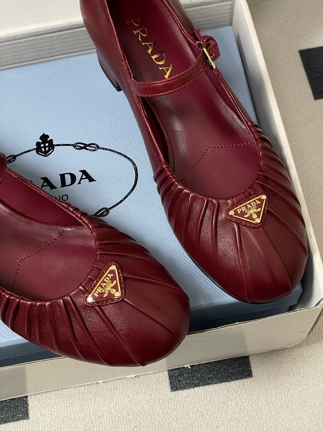 PRADA leather ballerinas 21055-4