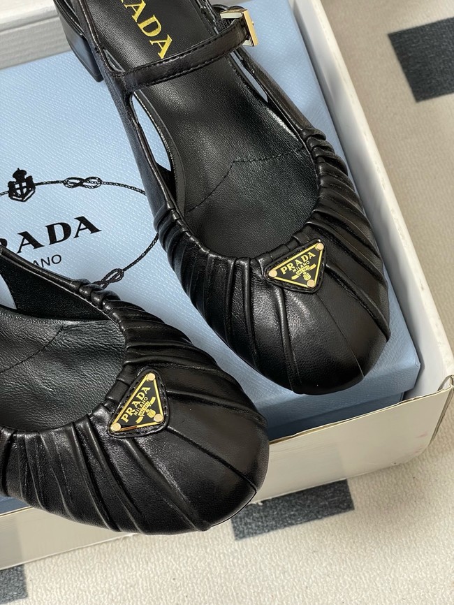 PRADA leather slingback Sandals 21056-1
