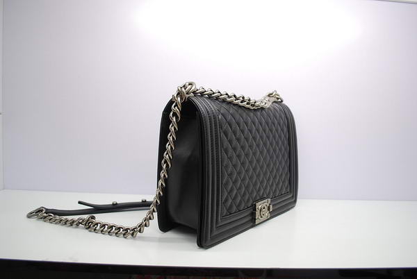 Chanel Boy Flap Shoulder Bag A30171 Black Sheepskin Leather Chanel Boy Flap Shoulder Bag A30171 Black Sheepskin Leather