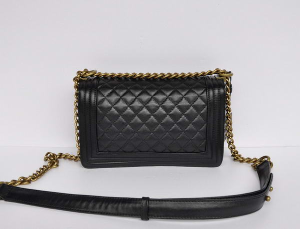 Hot Sell Chanel A67086 Black Le Boy Flap Shoulder Bag Distressed