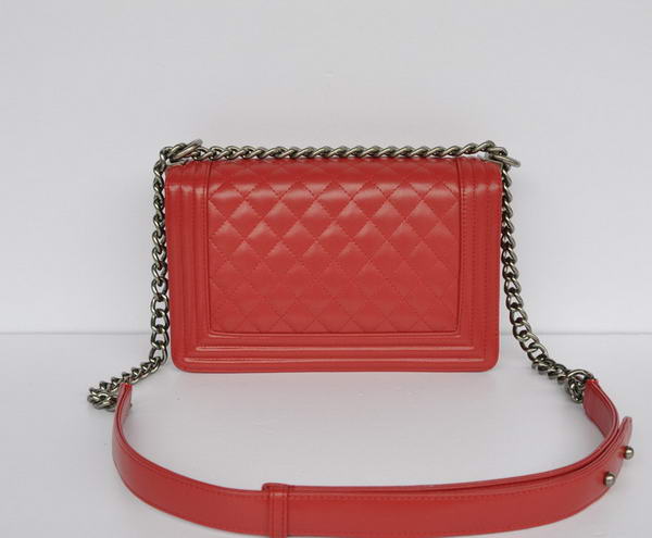 Chanel Le Boy Flap Shoulder Bag A67086 Red