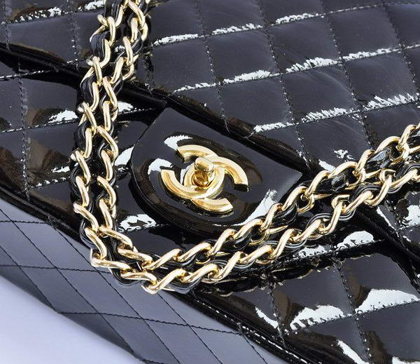 Cheap Chanel Jumbo 2.55 Series Flap Bag A47600 Black Golden