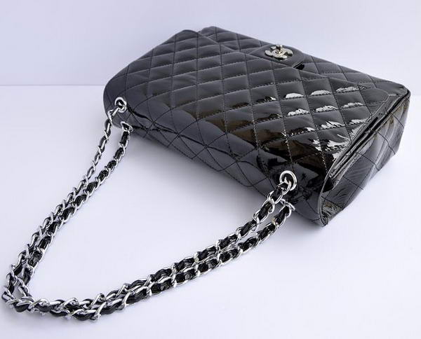 Cheap Chanel Jumbo 2.55 Series Flap Bag A47600 Black Silver