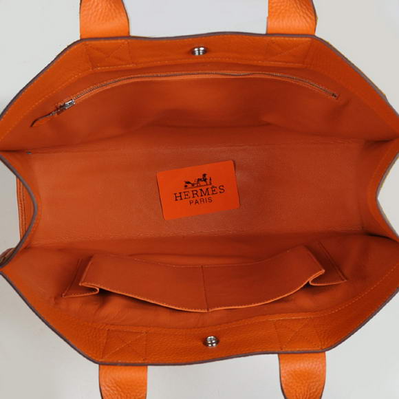 Hermes Briefcase 40CM Clemence Leather Bag Orange