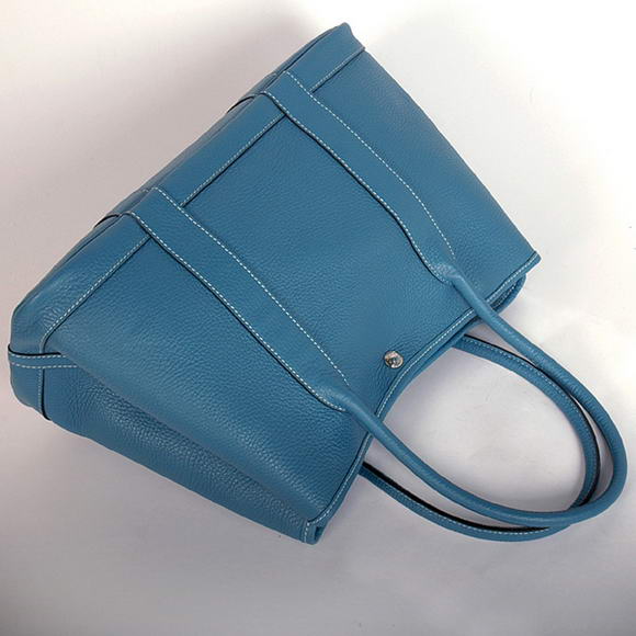 Hermes Garden Party 36CM Bag Clemence Blue