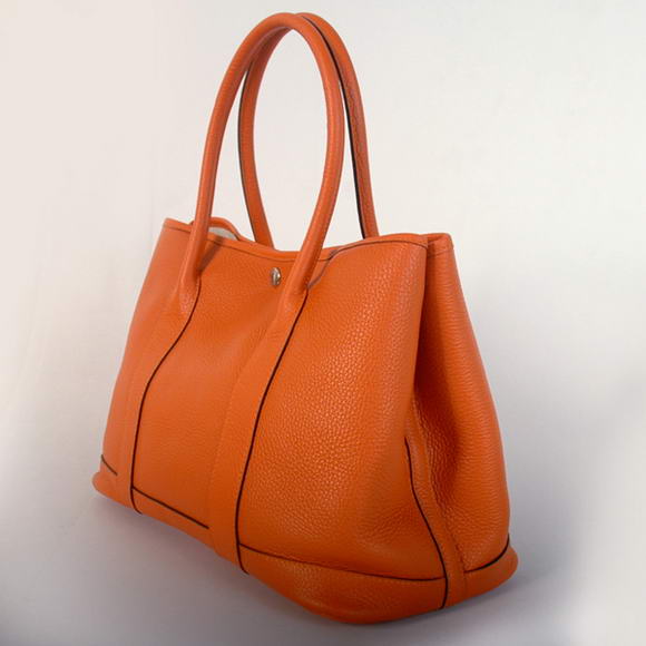Hermes Garden Party 36CM Bag Clemence Orange