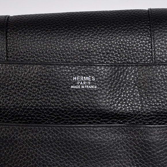 Hermes Steve 32CM Mens Bag Clemence Black
