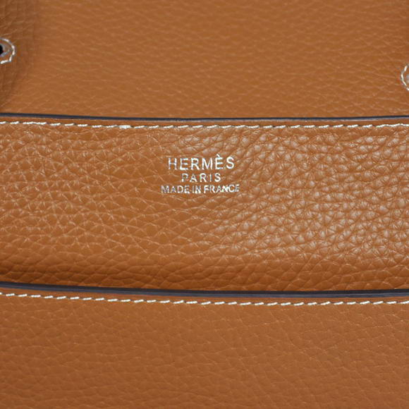 Hermes Steve 32CM Mens Bag Clemence Camel