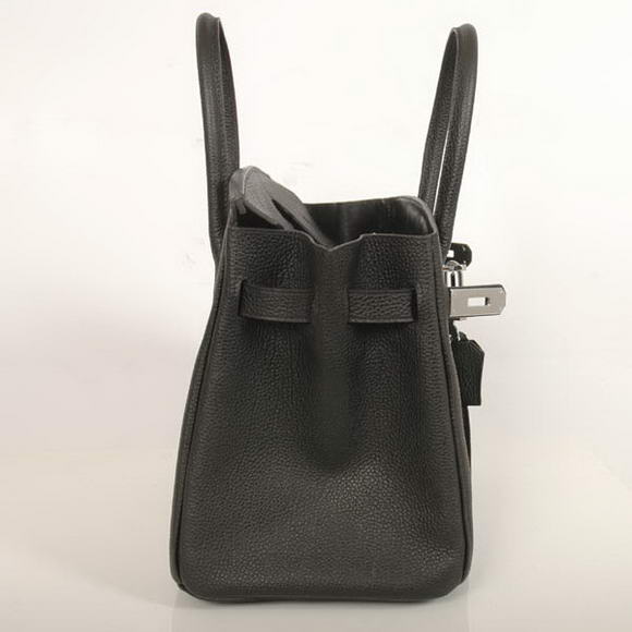 Hermes Birkin 30CM Tote Bags Smooth Togo Leather Black