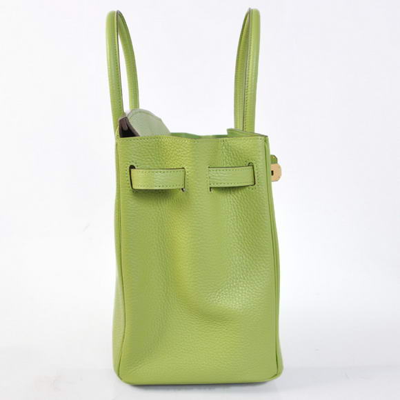 Hermes Birkin 35CM Tote Bags Togo Leather Light Green Golden