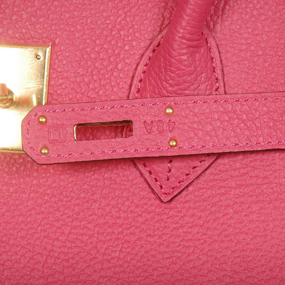 Hermes Birkin 35CM Tote Bags Smooth Togo Leather Peach Golden
