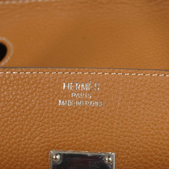 Hermes Birkin 42cm JPG Birkin Togo Leather Camel Bag Silver Hardware