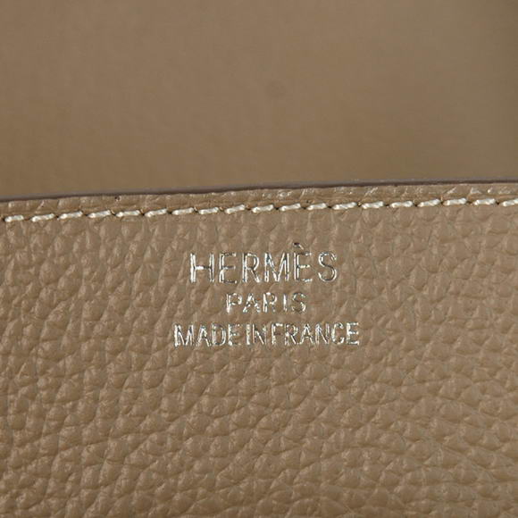 Hermes Birkin 42cm JPG Birkin Togo Leather Dark Grey Bag Silver Hardware