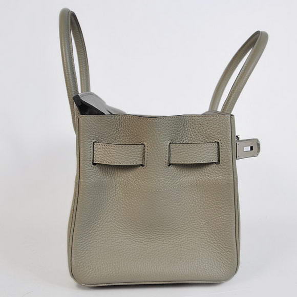 Hermes Birkin 42cm JPG Birkin Togo Leather Grey Bag Silver Hardware