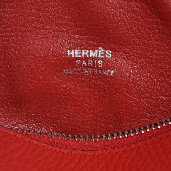 Hermes Bolide 37CM Tote Bags Clemence H1037 Red