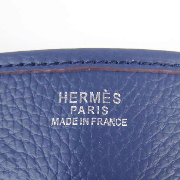 Hermes Evelyne Messenger Bag 6309 Dark Blue
