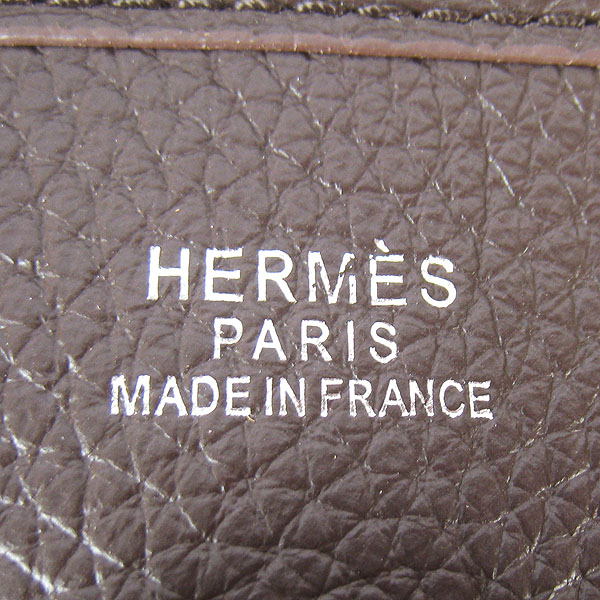 Hermes Evelyne Messenger Bag 6309 Dark Coffee